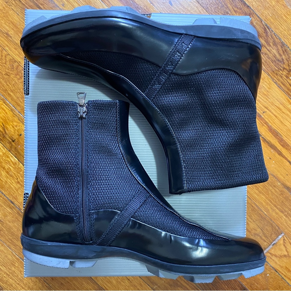Prada Black Ankle Boots